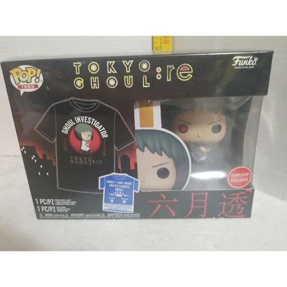 Funko Pop Anime Tokyo Ghoul: RE Toru Mutduki Pop and Tee Sz M Gamestop Exclusive - Picture 1 of 9